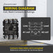 Shopcorp 40A 3 Pole 600V Definite Purpose - Normally Open Contactor - 208/240VAC Coil for HVAC & Lighting - UL Certified