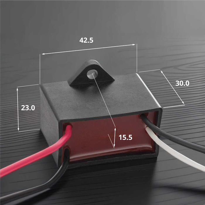 Shopcorp 12V Bipolar Ion Generator - Positive >4 Million and Negative >8 Million Ions/cc Ionizer