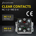 Shopcorp Double Push Button (On/Off Switch) for Industrial Equipment and Mount Panels
