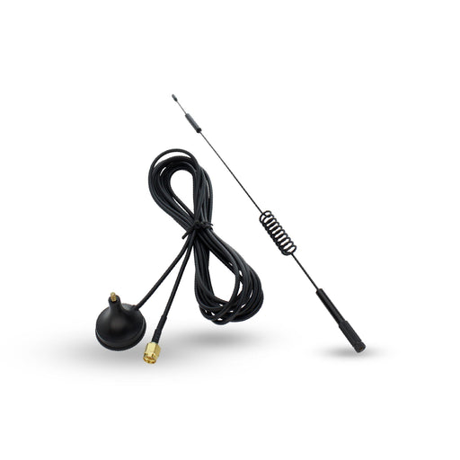 Shopcorp Dual Band WiFi Antenna 2.4GHz/5GHz/5.8GHz, 2dBi RP-SMA Male Magnetic Base, 10 ft Cable