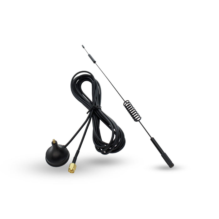 Shopcorp Dual Band WiFi Antenna 2.4GHz/5GHz/5.8GHz, 2dBi RP-SMA Male Magnetic Base, 10 ft Cable