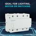 Electrodepot 100A 4 Pole Normally Open Contactor - 110/120 VAC Coil for HVAC Systems, AC, Motor Load, & Lighting Systems