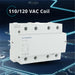 Electrodepot 100A 4 Pole Normally Open Contactor - 110/120 VAC Coil for HVAC Systems, AC, Motor Load, & Lighting Systems