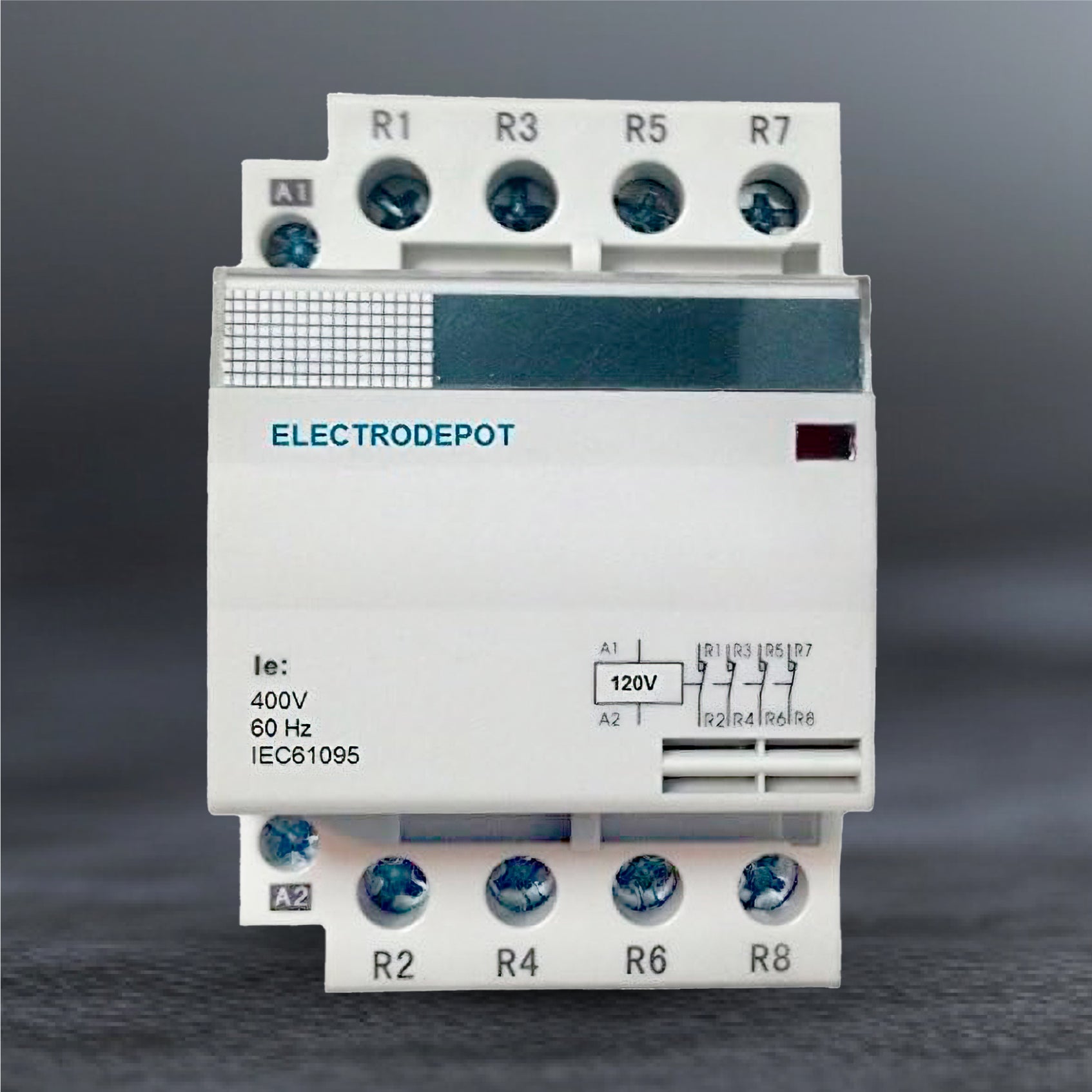 Contactor 50A, 400V, 110/120VAC, 4 Pole Normally Open, — ContactorDepot.com