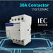 Electrodepot 40A 4 pole (2 Normally Open / 2 Normally Closed) Contactor - 110/120VAC for HVAC, AC, Motor Load & Lighting