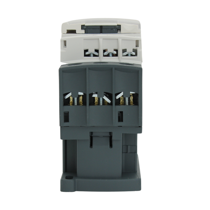 Shopcorp 30A 3 Pole Contactor - NO IEC 660V, Auxiliary 1NO/1NC - 220/240VAC Coil for HVAC, AC, Motor Load and Lighting - Includes DIN Rail