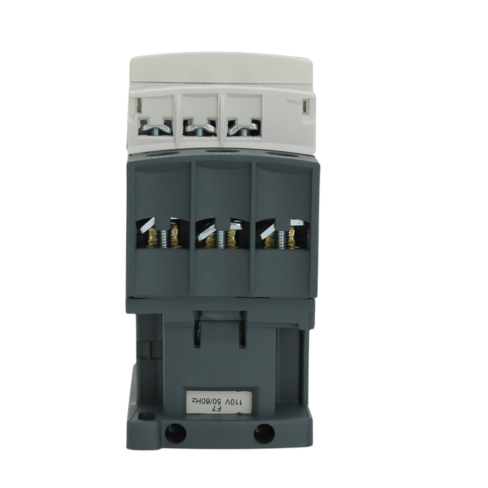 Shopcorp 30A 3 Pole IEC 660V Contactor - Normally Open and Auxiliary 1NO/1NC - 110/120VAC Coil for HVAC, AC, Motor Load and Lighting