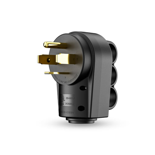 Shopcorp 60 Amp NEMA 14-60P Male Plug, 125/250V, 3 Pole 4 Wire Grounding, ETL Listed