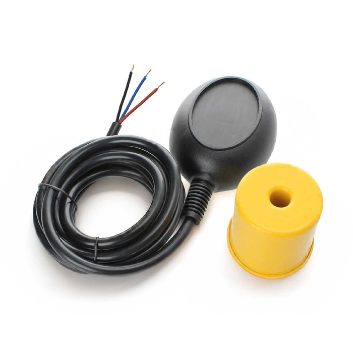 Shopcorp Water Level Meter Sensor, Float Switch for Sump Pump - Dual Operation, 250V and 10A Max Current