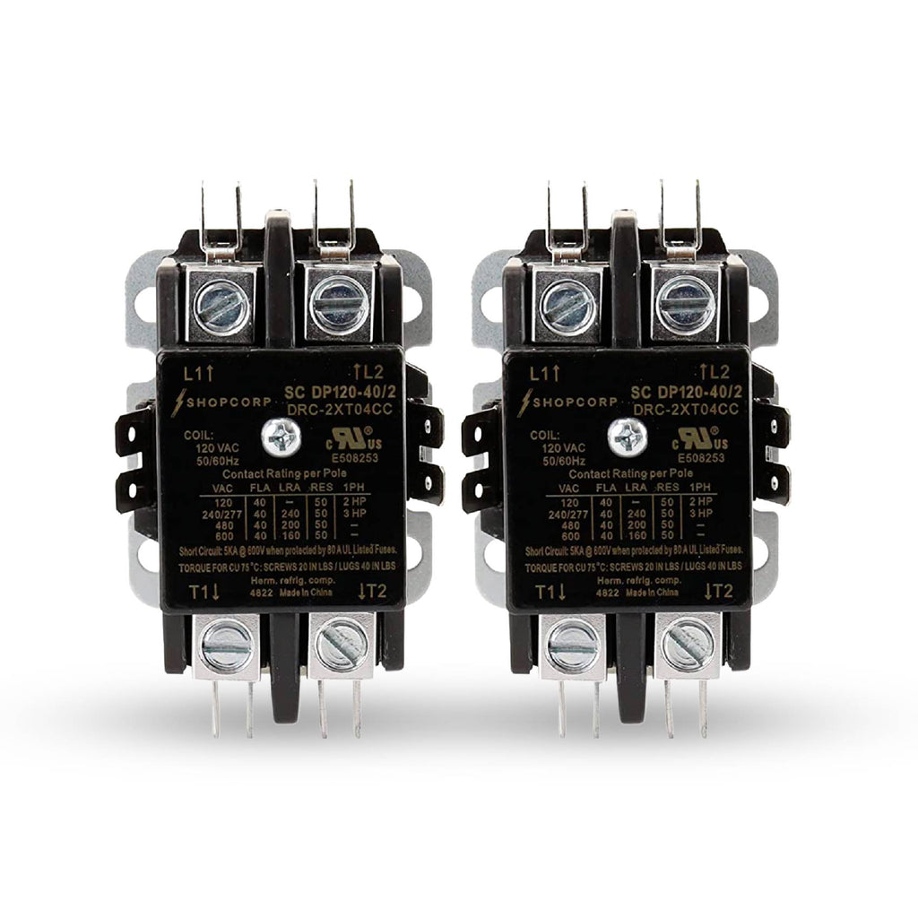 2 Pole Contactors | UL Listed Contactors for HVAC, Lighting & Motor ...
