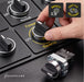 Shopcorp 2 Position Maintained Selector Rotary Switch - Waterproof, 22mm, 220VAC and 10A Electrical Switch NO/NO