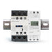 Shopcorp 30A 3 Pole NO Contactor and Auxiliary 1NO/1NC - 110/120VAC Coil, with 24-7 Electronic Timer, DIN Rail and Screws for HVAC, AC, Motor Load and Lighting