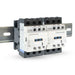Shopcorp 30A 6 Pole (3 Pole x 2 units) NO and Auxiliary 1NO/1NC Contactor - 110/120VAC Coil, DIN Rail and Screws for HVAC, AC, Motor and Lighting
