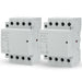Shopcorp 60A 4 Pole Normally Closed Contactor - IEC 400V - 110/120VAC Coil | 2 Pack | for HVAC Systems, AC, Motor Load and Lighting 2 Pack