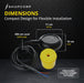 Shopcorp Water Level Meter Sensor, Float Switch for Sump Pump - Dual Operation, 250V and 10A Max Current