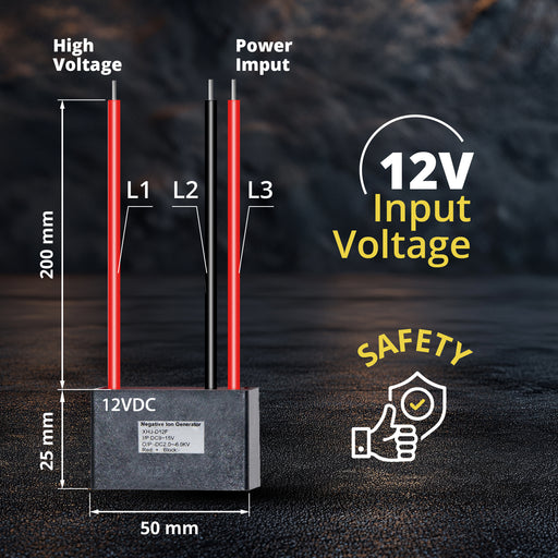 Negative Ion Generator 12VDC Module