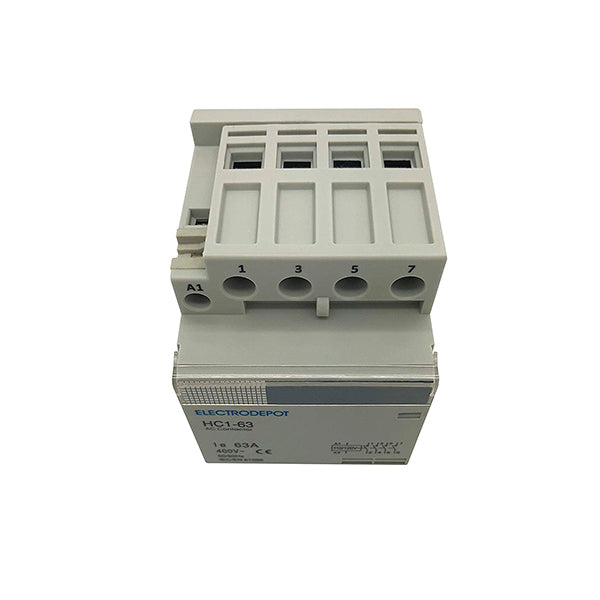 Electrodepot Contactor - 60 Amp 4 Pole Normally Open Contactor 400V - 110/120VAC for HVAC AC Motor and Lighting