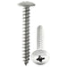 Shopcorp 18-8 Stainless Steel Phillips Drive, Truss Head Sheet Metal Screw (#8, 1 1/4 Inches)