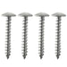 Shopcorp 18-8 Stainless Steel Phillips Drive, Truss Head Sheet Metal Screw (#10, 1 1/4 Inches)