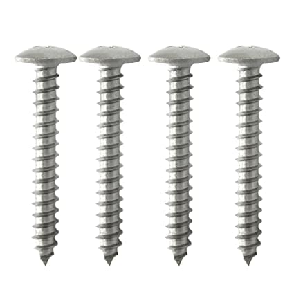 Shopcorp 18-8 Stainless Steel Phillips Drive, Truss Head Sheet Metal Screw (#8, 1 1/4 Inches)