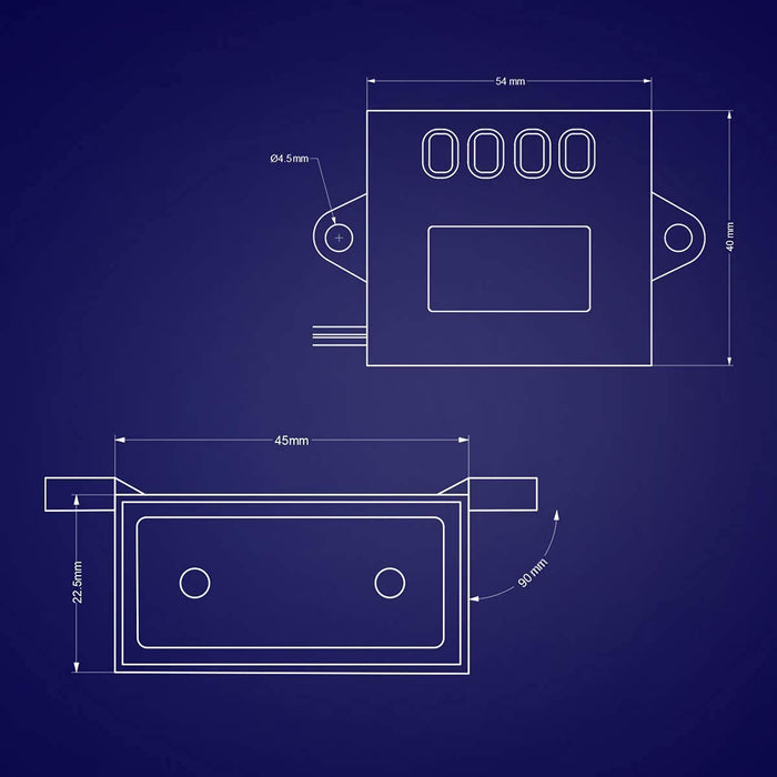 Shopcorp 12V Bipolar Ion Generator - Positive >2 Million and Negative >8 Million Ions/cc Ionizer