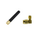 Shopcorp GSM Thumb Antenna + 90-Degree Adapter - 2.5 dBi Gain, 900-1800 MHz