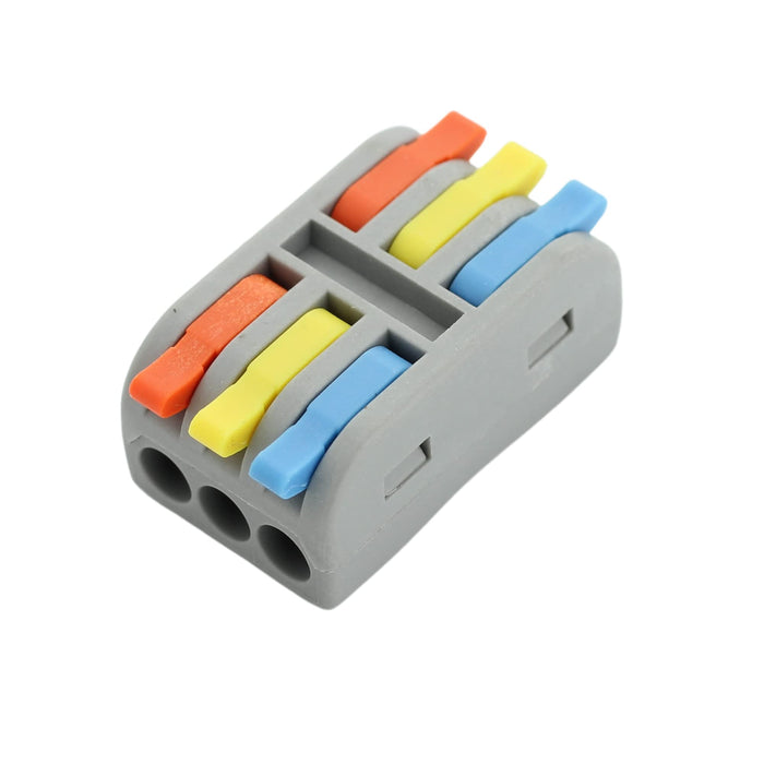 Shopcorp Colored Wire Connectors - 2 Circuit Line, 32A/600V, 6 Pole