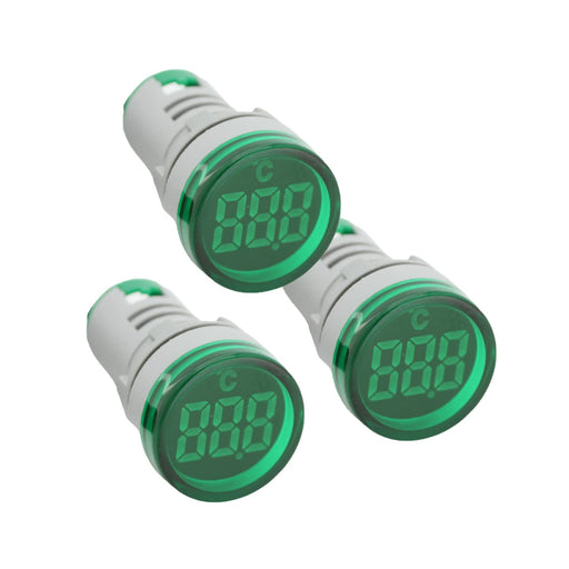 Shopcorp Digital Led Thermometer Display with Indicator Light, -25C° to +65C°