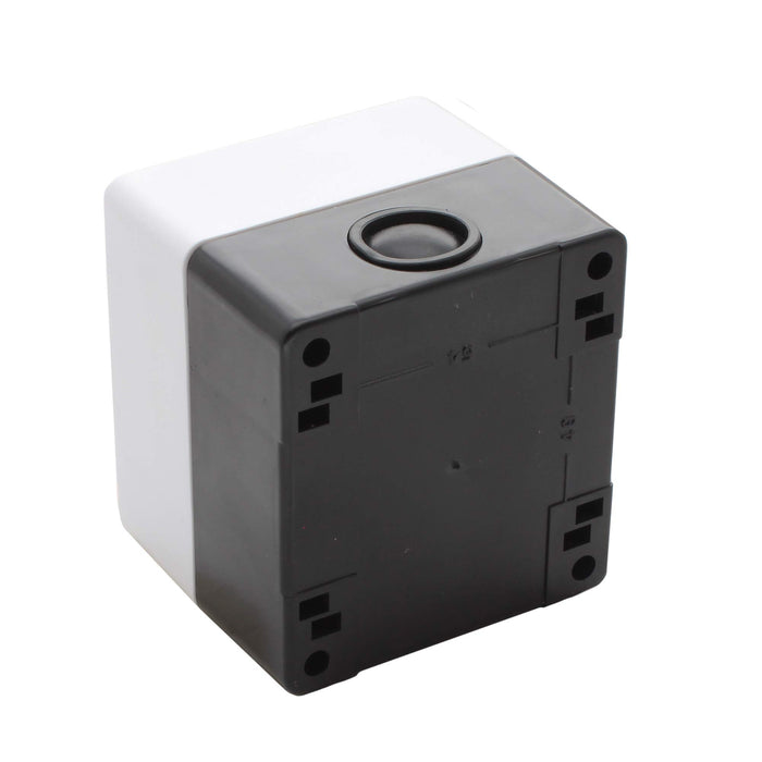 Shopcorp Push Button Switch Control Station Box - 22mm Single Push Button Hole, Dustproof and Waterproof, 1NO/1NC