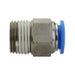 Shopcorp Metal Straight Air Fittings Push to Connect Fittings, NPT Quick Connect