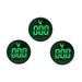 Shopcorp Round LED Voltage Meter Indicator – AC20-500V, 22 mm Digital Voltmeter