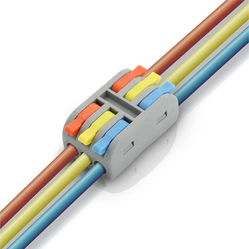 Shopcorp Colored Wire Connectors - 2 Circuit Line, 32A/600V, 6 Pole