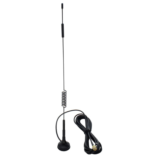 Shopcorp GSM Omni Directional Spring Antenna, SMA Male, 3 ft - 3G 4G LTE Bands, 12 dBi Gain, 698-960/1710-2700 MHz
