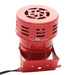 Shopcorp 110V Industrial Motor Alarm Bell Horn Sound Buzzer Siren, Decibel Security (116 Decibels)