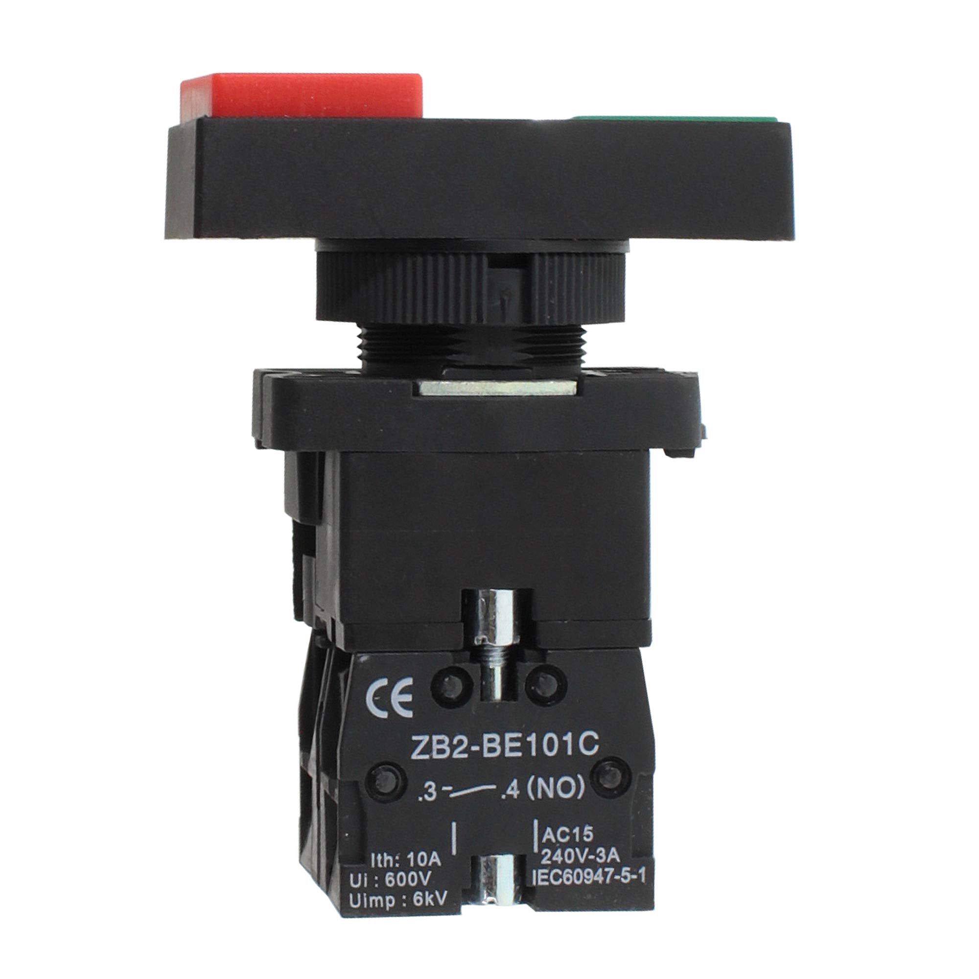 Push Button On/Off Switch for Distribution Boxes, Double Head ...