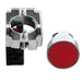 Shopcorp Small Push Button with Flat Head, N/O - On/Off, Start/Stop, Self-Resetting Momentary Switch (Green/Red)