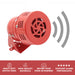 Shopcorp 110V Industrial Motor Alarm Bell Horn Sound Buzzer Siren, Decibel Security (116 Decibels)