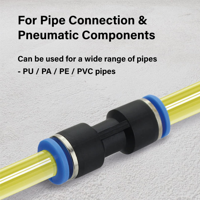 Shopcorp Plastic Air Fittings Push to Connect Fittings, NPT Quick Connect