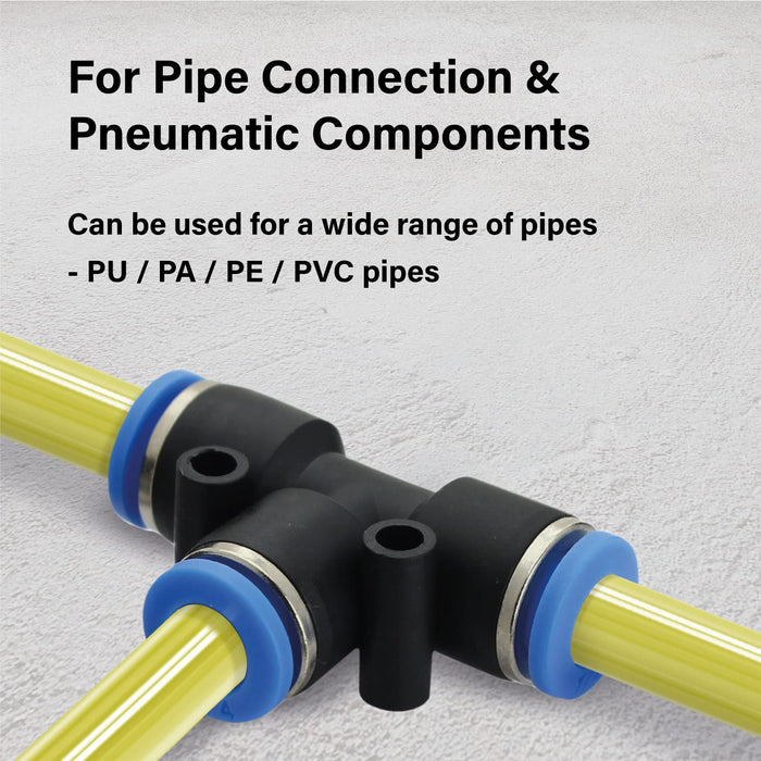 Shopcorp Plastic Air Fittings Push to Connect Fittings, NPT Quick Connect