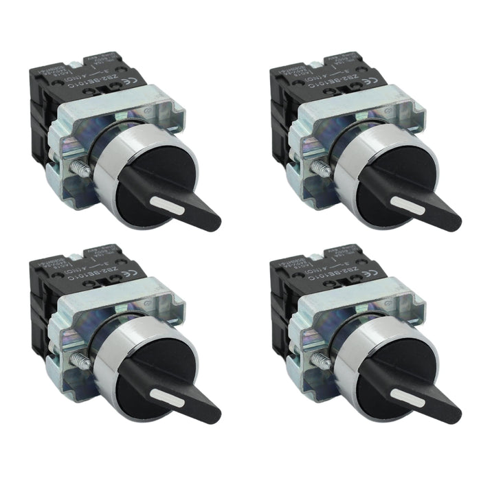 Round rotary selection button switch, actuated selector switch, 22 mm position selector switch, NC NO self-locking rotary switch Round rotary selection button switch, actuated selector switch, 22 mm position selector switch, NC NO self-locking rotary switch