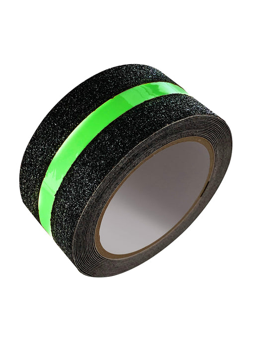 Shopcorp Professional Non-Slip Glow in the Dark Tape - Heavy Duty Adhesive Grip Strip (2 in x 16.4 ft)