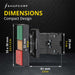 Shopcorp Double Push Button (On/Off Switch) for Industrial Equipment and Mount Panels