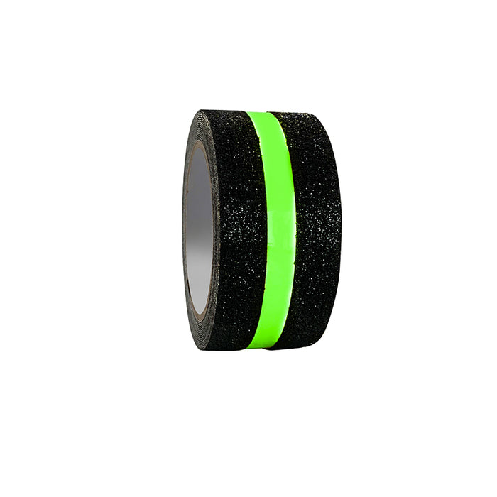 Electrodepot Professional Non-Slip Glow in The Dark Tape - Heavy Duty Adhesive Grip Strip (2 in x 16.4 ft) Single Pack